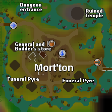 Zybez RuneScape Help's Screenshot of the City of Mort'ton