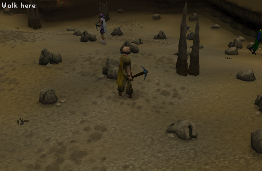 Zybez RuneScape Help's screenshot of the mining guild underground