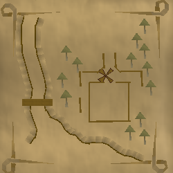 Zybez RuneScape Help's Screenshot of a Treasure Trail Map